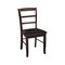 International Concepts Set of 2 Madrid Ladderback Chairs, Rich Mocha C15-2P - alternate 5